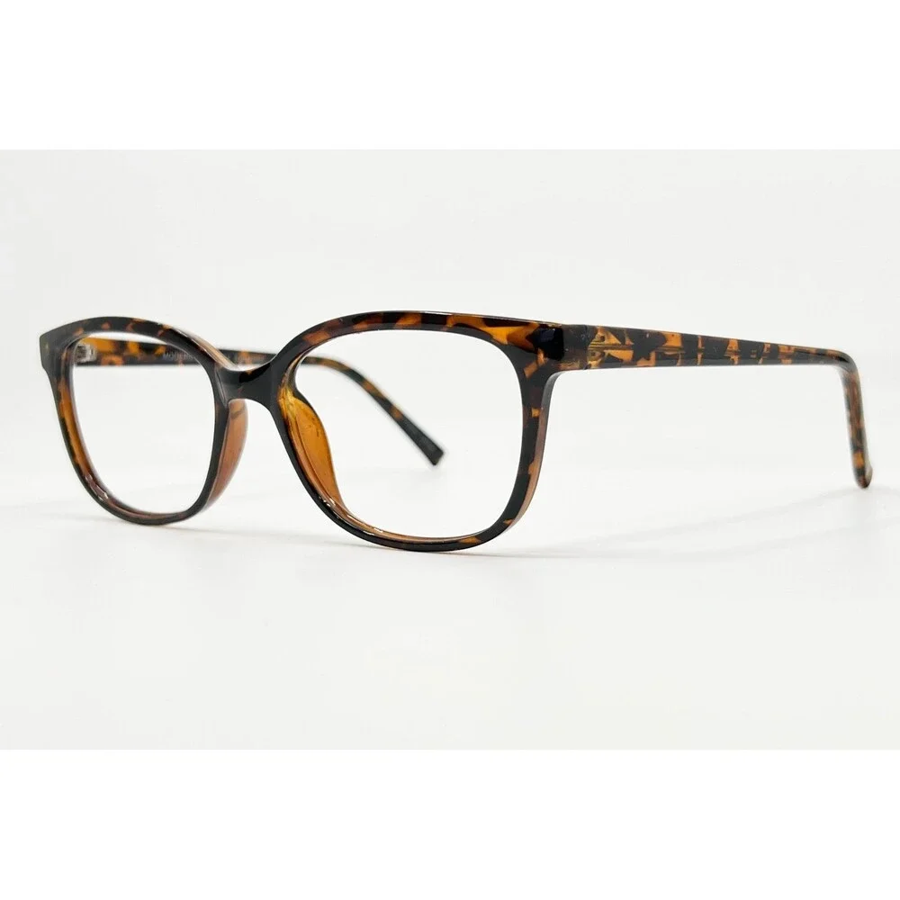 Modern Optical Pleasure Eyeglasses Womens Tortoise Shell Full Rim 52-18-140